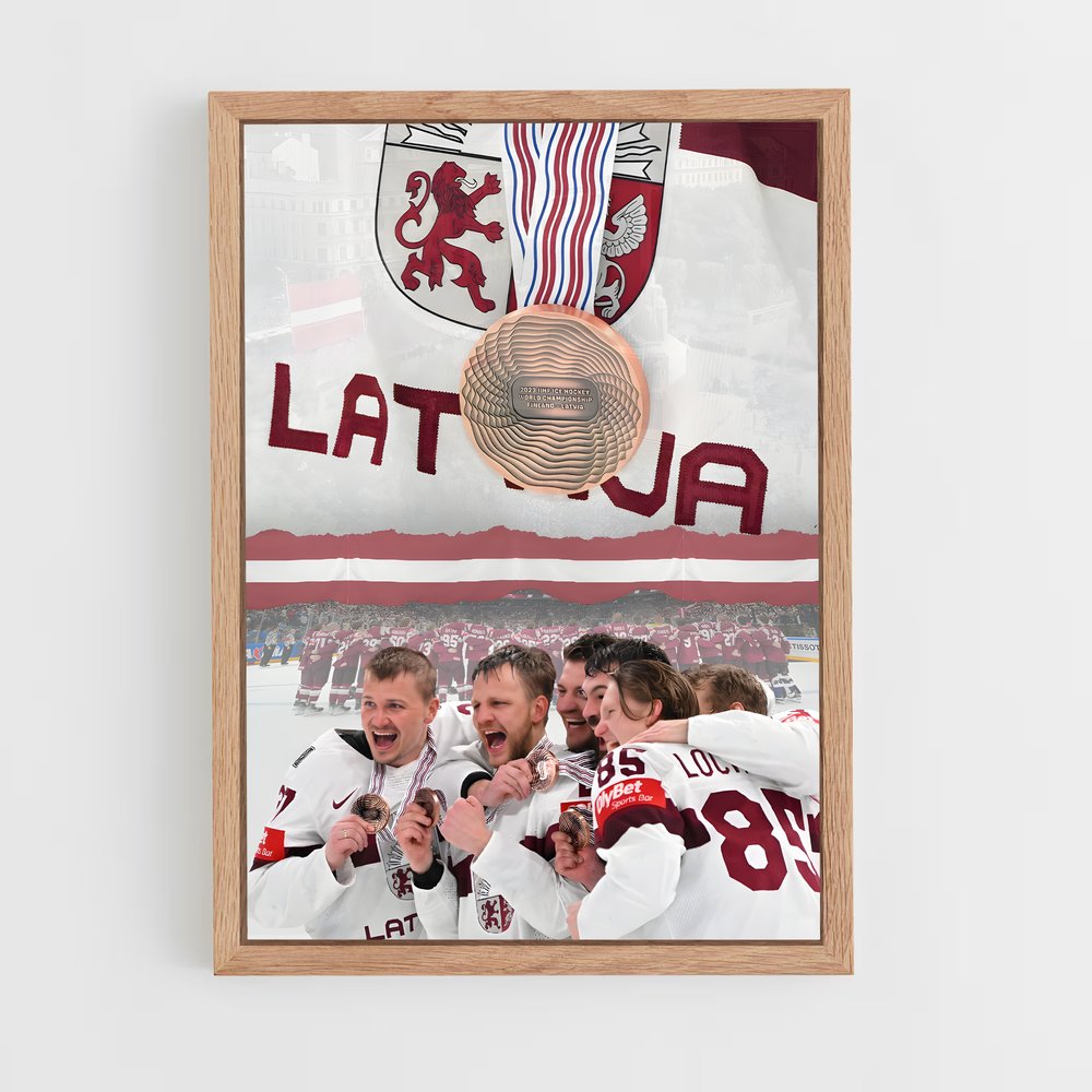 Poster Victoire sur Glace – affiche Hockey sur glace (vue 4)